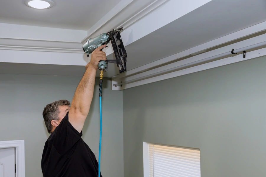 Solving Ceiling Gaps With Custom Crown Molding Palmdale, CA