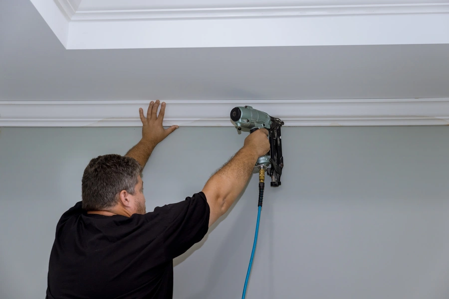 Solving Ceiling Gaps With Custom Crown Molding in Palmdale, CA